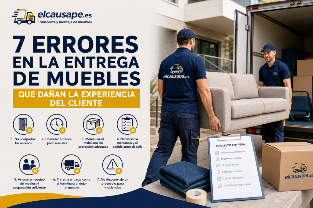 entrega de muebles